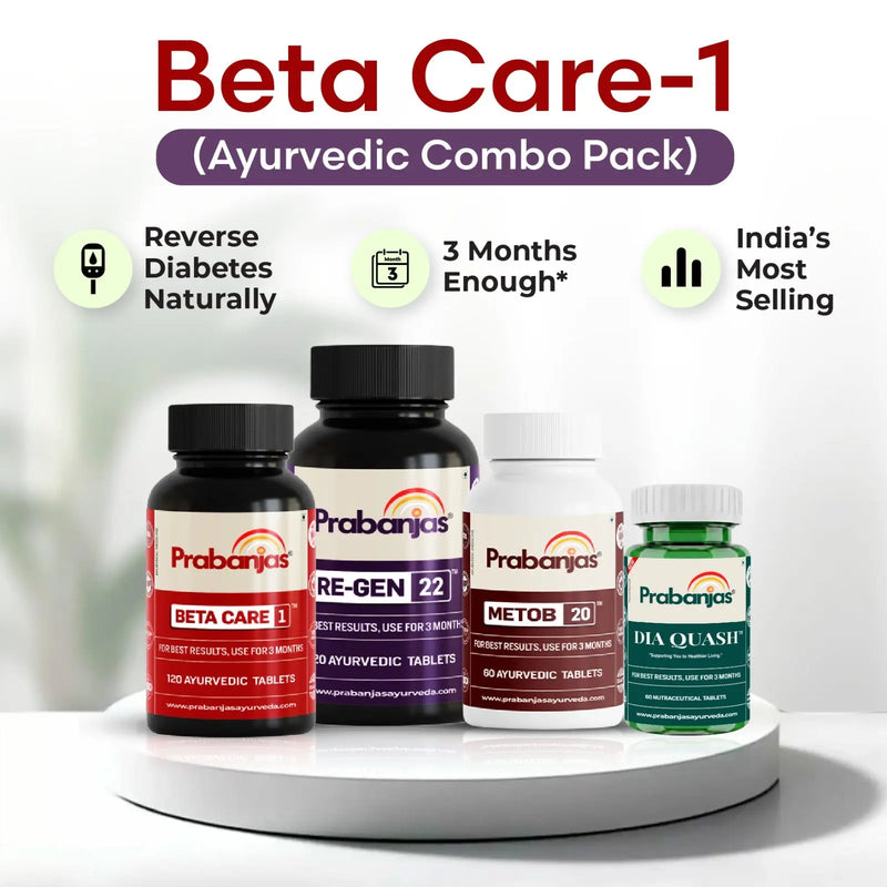 Advanced Formulation Beta care-1 Combo -  For Diabetic Reversal 𝗣𝗿𝗮𝗯𝗮𝗻𝗷𝗮𝘀®