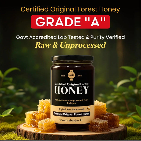 Certified Wild Forest Honey – 1 KG (Raw • Lab Tested • Unprocessed) 𝗣𝗿𝗮𝗯𝗮𝗻𝗷𝗮𝘀®