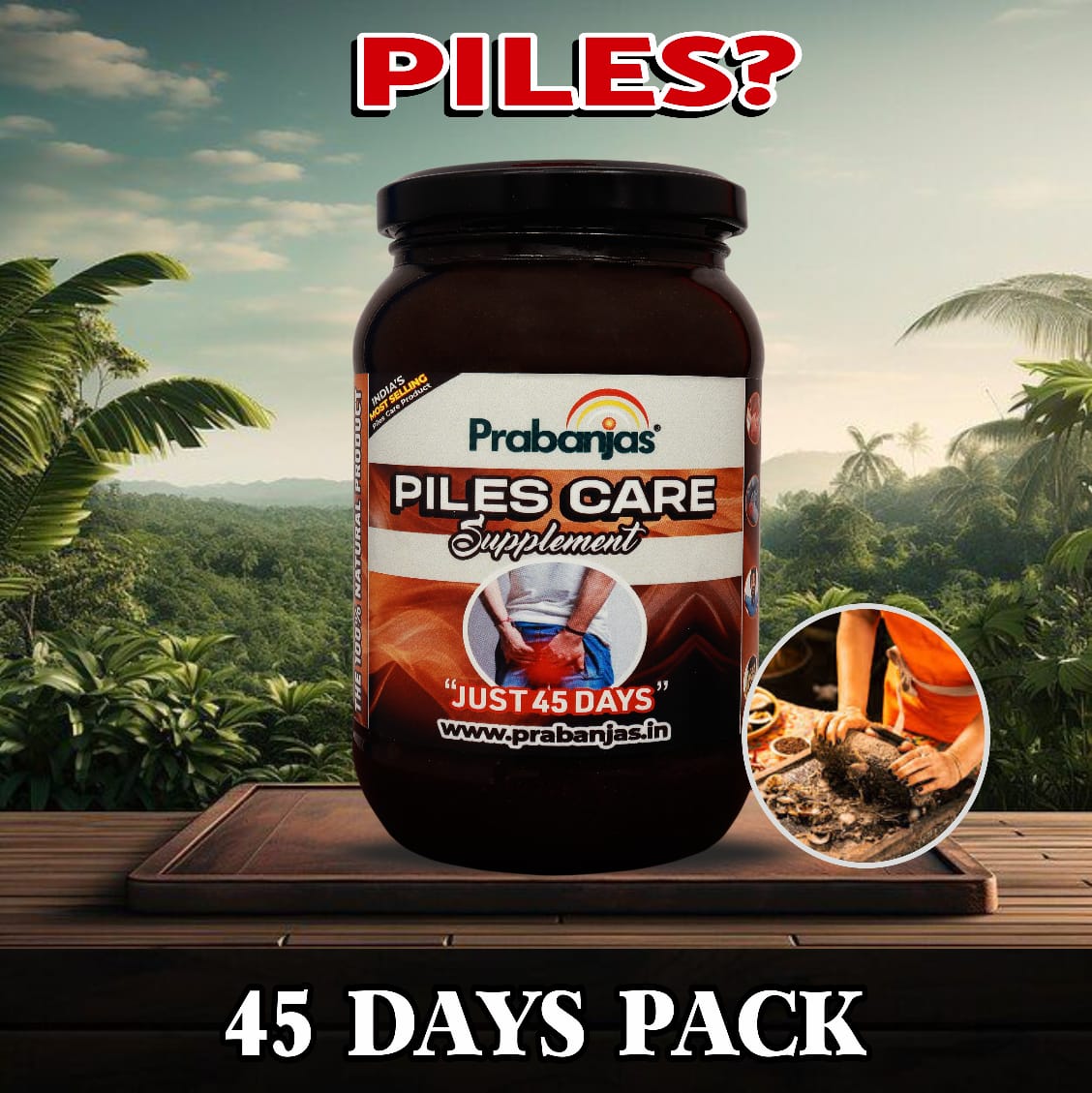 Prabanjas Piles Care - 45 Days Pack
